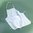 Kinderschürze Schürze für Kinder mit Tasche 60x50 cm weiß & natur