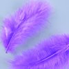 Marabufedern Federn flauschig weich 2g~22Stück 80-100 mm Violett