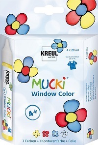 MUCKI Window Color 4er Set
