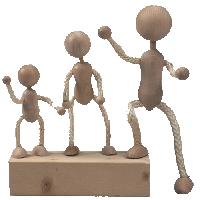 Sisalfigurenpüppchen - Figur aus Sisal - 11cm, 15cm & 23cm