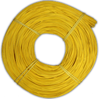 Peddigrohr Flechtmaterial 500g gelb gefärbt - wählbar Ø 2,0 / 2,5 & 3 mm