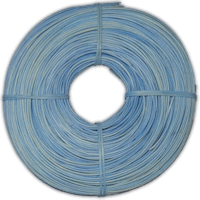 Peddigrohr Flechtmaterial 500g hellblau gefärbt - wählbar Ø 2,0 / 2,5 & 3 mm