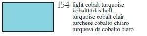 154 Kobalttürkis hell