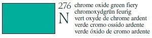 276 Chromoxydgrün feurig