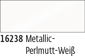 Porzellanfarbe / Glasfarbe Classic 20ml - 16238 Metallic Perlmutt Weiß