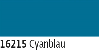 Porzellanfarbe / Glasfarbe Clear 20ml - 16215 Cyanblau